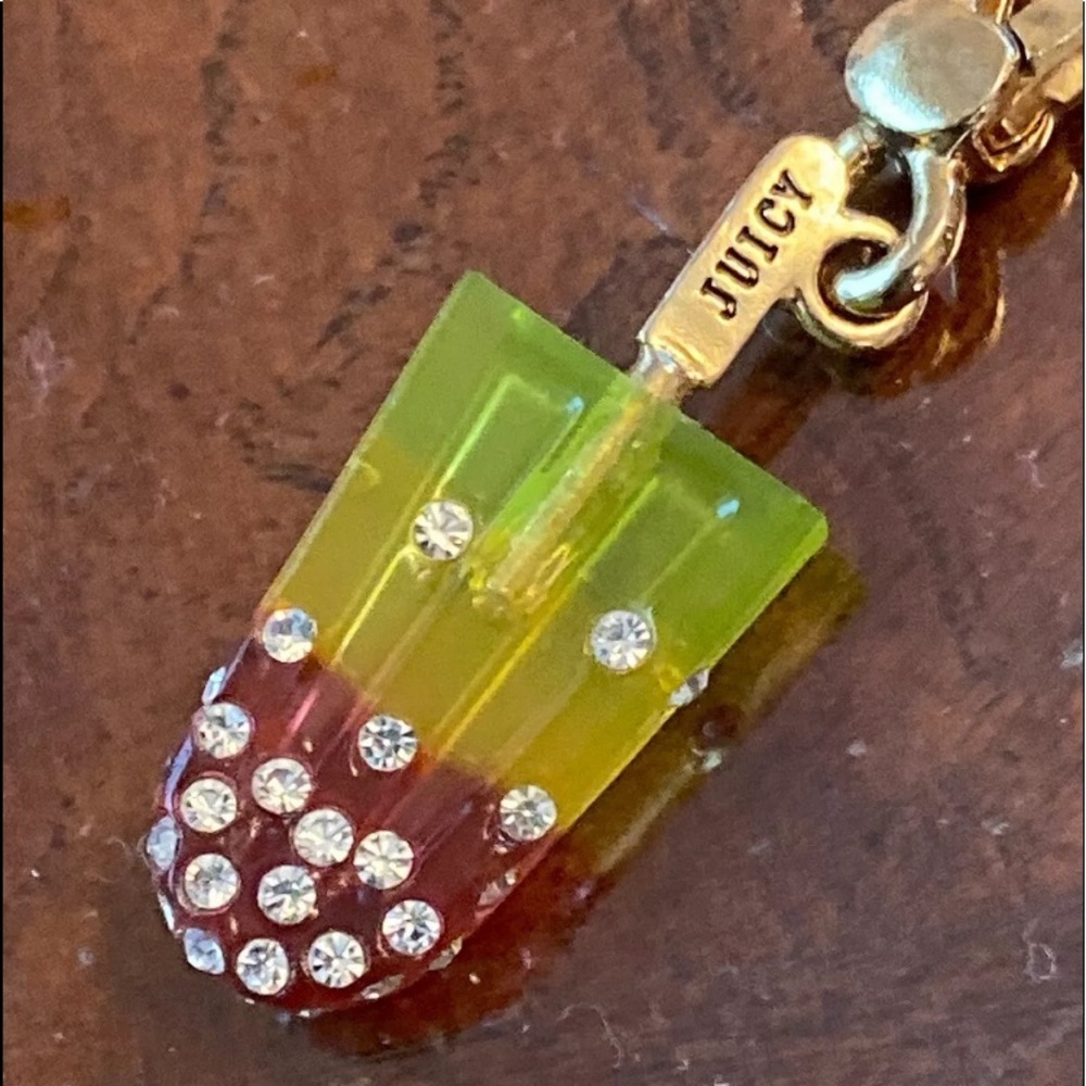 Juicy Couture TRI color POPSICLE bling charm